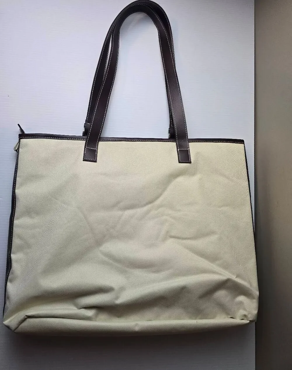 Laptop Bag Cream 3 piece set No Brand